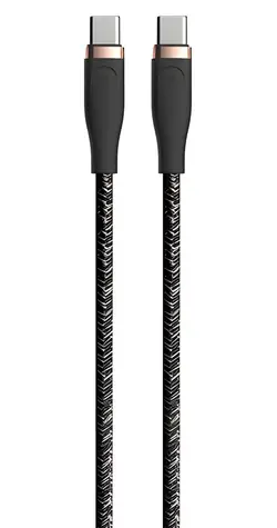 Devia Star Series czarny / kabel USB / USB-C - USB-C / 1,5 m