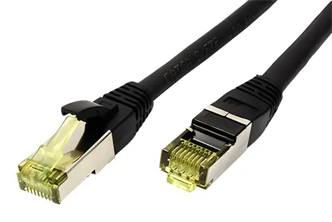Kabel krosowy Roline S/FTP Cat 6a 10m czarny / Kabel krosowy / zewnętrzny / TPE / LSOH