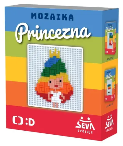 SEVA Mozaika Księżniczka / Mozaika / Zestaw kreatywny dla dzieci