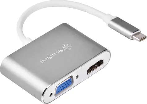 Silverstone EP16C / Adapter / USB-C / VGA / HDMI