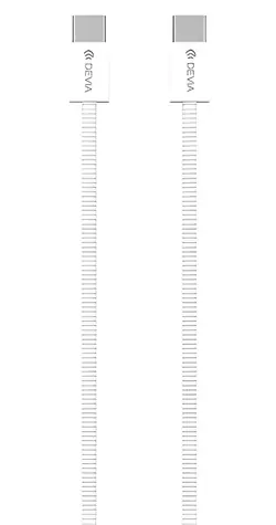 Devia Wowen USB-C/USB-C biały / Kabel ładujący / PD 60W / 1 m