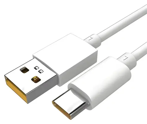 Oppo DL136 biały / Kabel do transmisji danych / USB-A / USB-C / 65 W / 1 m