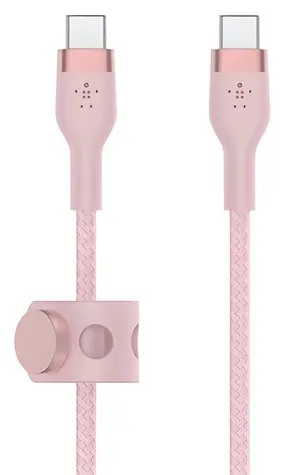Belkin BOOST CHARGE PRO FLEX różowy / kabel USB-C do USB-C / 1 m