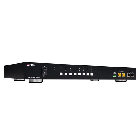 Lindy IPower Switch 32623 czarny / PDU / 8x C13 / 1U / 16A / 2500W