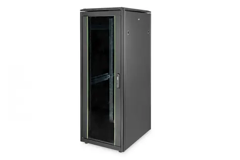 Digitus Unique 32U czarny / Rack / 19" / 1609x600x800 mm / Nośność 800 kg / Drzwi szklane