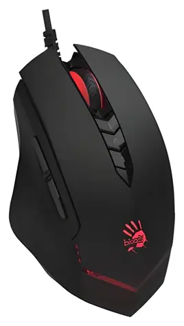 A4Tech Bloody V8MA czarna / Mysz gamingowa / V-Track CORE 4 / 3200 DPI / USB
