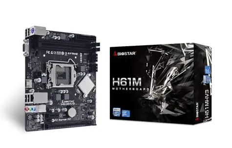 Biostar H61MHV3 / Płyta główna / Intel H61 / DDR3 / SATA II / USB 2.0 / GLAN / HDMI+VGA / sc.1155 / mATX