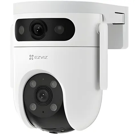 Ezviz H9C Dual biała / Zewnętrzna kamera IP / podwójna / Wi-Fi / LAN / 2K / IR 30m