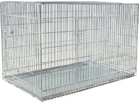 Klatka transportowa TOMMI L 125x74x82 cm / konstrukcja metalowa 3 mm / nośność do 30 kg / wyjmowana tacka