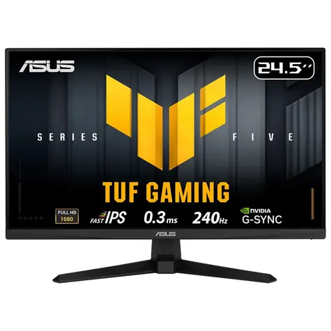 24,5" Asus VG259QM5A czarny / Monitor / Szybki IPS / FHD / 240 Hz / 0,3 ms / FreeSync Premium / HDMI+DP