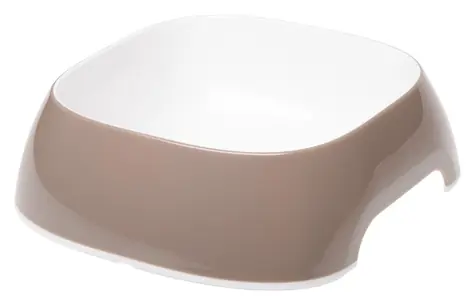 Ferplast GLAM średni jasnoszary / Miska dla psa / 0,75 l / 17 x 17 x 6 cm