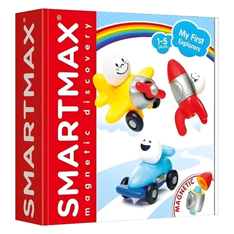 Zestaw magnetyczny SMARTMAX Pierwsi odkrywcy / 12 elementów / 1-5 lat