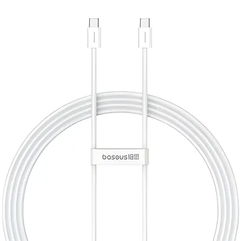 Baseus Superior 2 Moon White / Kabel USB-C - USB-C / 1 m / 30 W / 480 Mb/s