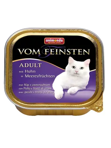 Animonda Vom Feinsten Classic Chicken, Seafood / Pâté for Cats / 100 g