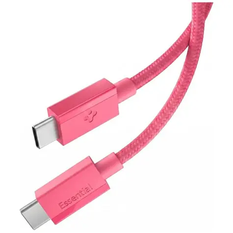 Spigen EB6010CC Essential 60W USB-C do USB-C różowy / kabel danych
