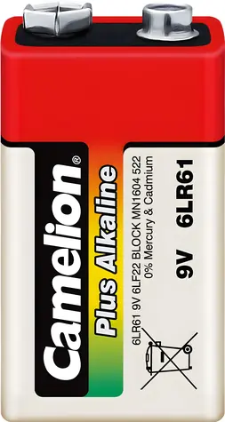 Camelion PLUS Alkaline 9V (6LF22) / Bateria / Alkaliczna / 1 szt.