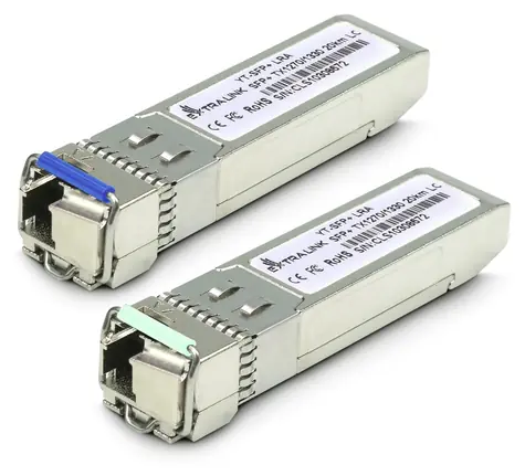 Moduł Extralink SFP+ 10G WDM / SFP / SM / 1270/1330nm / 20km / złącze LC / DOM / para