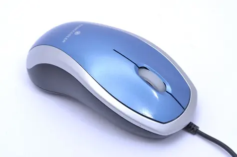 Primecooler Comfort jasnoniebieski / Mysz / Optyczna / 800 DPI / Przewodowa USB