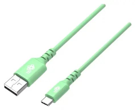 TB Touch 1 m zielony / Kabel danych / USB-A (M) - USB-C (M) / Okrągły