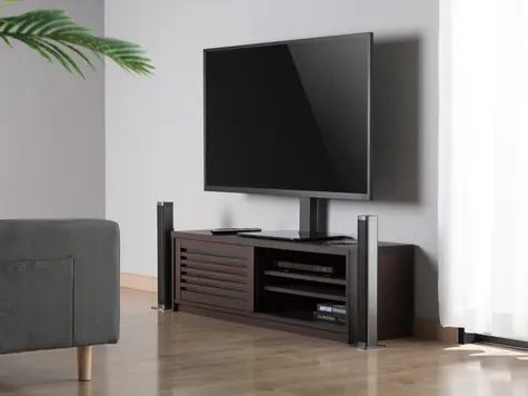 Stojak stołowy Equip do TV/monitora 37"-70" czarny / Stojak / VESA 600x400 / nośność 40 kg / regulowana wysokość