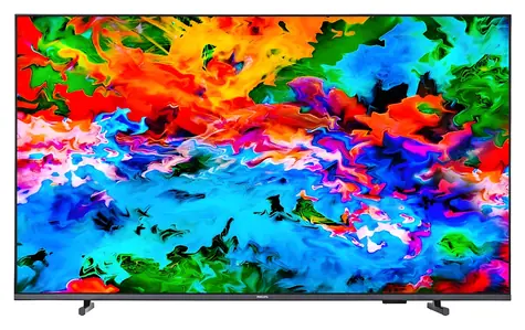 65" Philips 65PUS7000/12 czarny / Telewizor / LED / 4K UHD / Wi-Fi / BT / LAN / 3x HDMI / głośniki 20 W