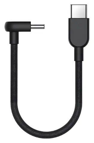 Kabel pleciony XIAOMI USB-C do USB-C 10 cm ciemnoszary / Kabel do transmisji danych / 60 W / 3 A / 20 V