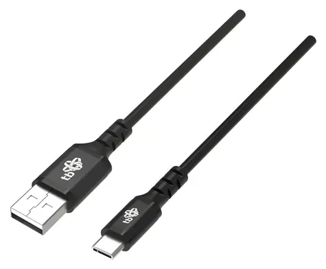 TB Touch 1 m czarny / Kabel do transmisji danych / USB-A (M) - USB-C (M) / Okrągły