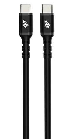 Kabel TB Touch USB-C czarny 1m / Kabel do ładowania i transmisji danych / USB-C - USB-C / 60 W / 480 Mb/s / silikonowy