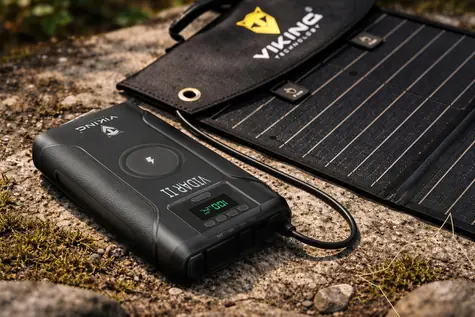 Viking VIDAR II + L60 PD / Zestaw power bank i panel solarny / 76800 mAh / 180W / IP65