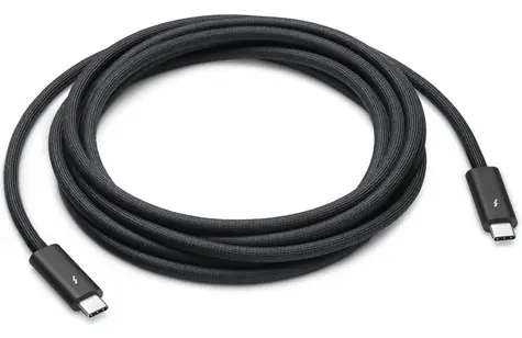 Cable Apple Thunderbolt 4 (USB-C) Pro czarny / Kabel / Thunderbolt 4 / 40 Gb/s / 100 W / 3 m