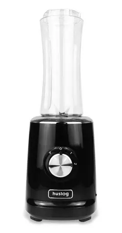 Huslog HUS1012 czarny / Blender do smoothie / 500 W / 600 ml / Ostrza ze stali nierdzewnej