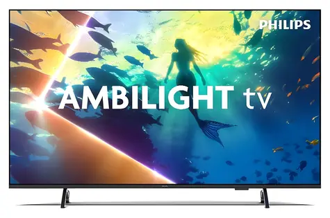 65" Philips 65PUS8010/12 czarny / Telewizor / LED / 4K UHD / HDR / SMART TV / Wi-Fi / DVB-T2/C/S2