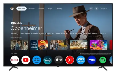 70" Sharp 70GL4260E czarny / Telewizor / LED / 4K UHD / Google TV / Dolby Vision / HDMI x4
