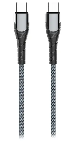 Colorway szary / Kabel do transmisji danych / USB-C - USB-C / 65 W (3 A) / 2 m