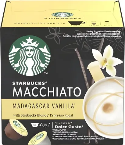 Kawa Starbucks Dolce Gusto Macchiato Waniliowa / Kapsułkowa