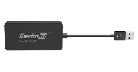 CarlinKit CCPA czarny / Bezprzewodowy adapter samochodowy / CarPlay / Android Auto / Bluetooth