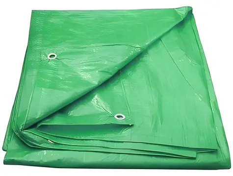 Plandeka OEM z siatką 3x5 m / Plandeka osłonowa / 100 g/m2
