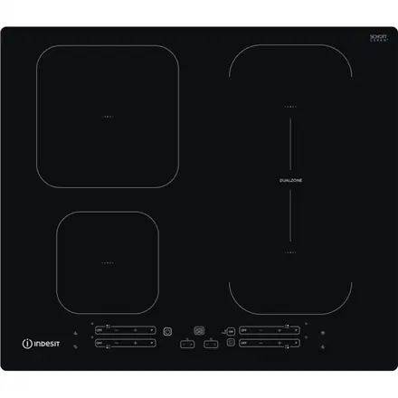 Indesit IB 65B60 NE czarny / Płyta indukcyjna / do zabudowy / 59 cm / 4 strefy / sterowanie dotykowe