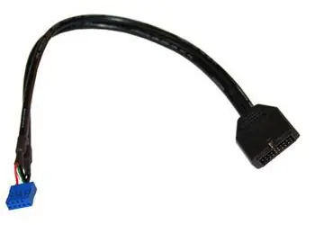 Adapter SuperMicro USB 3.0 19-pin(M) do USB 2.0 9-pin(F) / Adapter / 30 cm