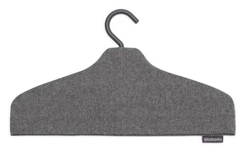 Wieszak parowy Brabantia Pepper Black / Wieszak na ubrania / 41,5 x 22,5 cm
