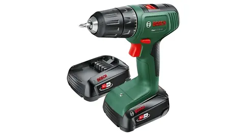 BOSCH EasyDrill 18V-40 / Wiertarko-wkrętarka akumulatorowa / 18 V / 1630 obr./min / 40 Nm / 2 x 1,5 Ah