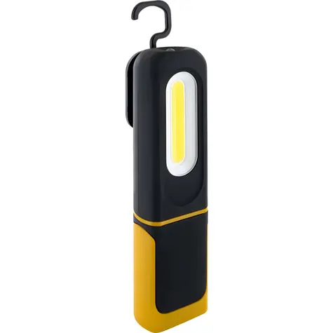 Schwaiger WLED0080 czarno/żółty / Lampa robocza / akumulatorowa / 5W / COB / IP43