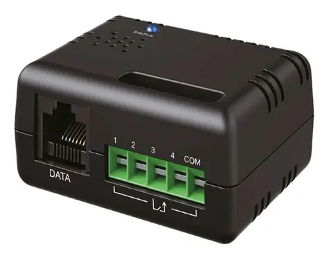PowerWalker EMD dla karty SNMP czarny / Moduł monitorowania środowiska / temperatura i wilgotność / do UPS