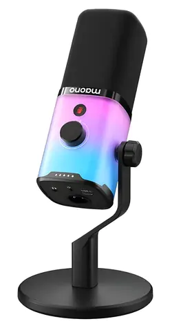 Maono PD100X czarny / Mikrofon dynamiczny / XLR / USB-C / 40 - 16000 Hz / RGB