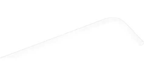 Alphacool HardTube 13/10mm 90° Akryl 40 cm / PMMA