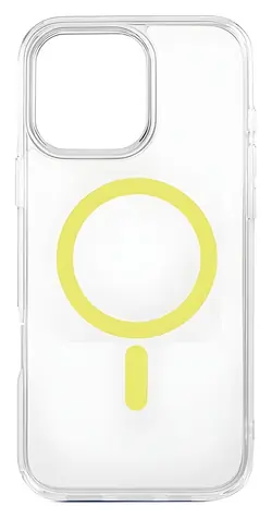 Etui Aiino Frozen w kolorze limonkowym / Etui ochronne / iPhone 16 Pro / Z magnesem