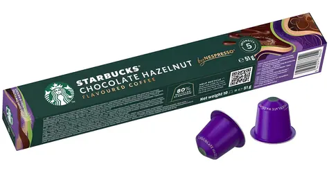 Starbucks Czekolada i orzechy laskowe Nespresso 10 szt. / Kapsułki z kawą