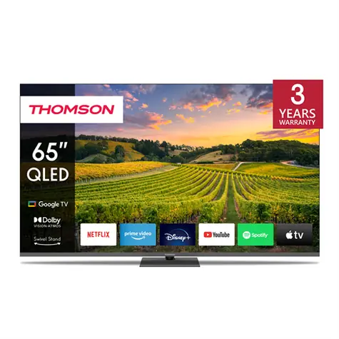 65-calowy Thomson 65QG5C14 / Telewizor / 4K UHD / QLED / Google TV