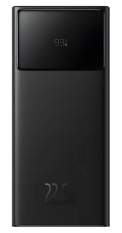 Baseus EnerFill FP41 czarny / Powerbank / 30000 mAh / 22,5 W / 2x USB-A / USB-C
