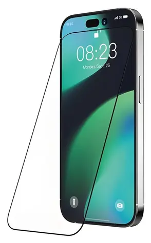 Devia Van Series czarny / Szkło ochronne / Apple iPhone 15 Pro / Antystatyczne